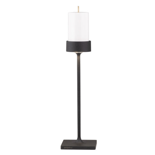 8.7 x H.35.6 cm - Zafferano Perpetua lampe de table dimmable en aluminium