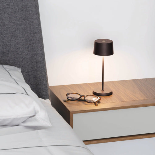 20 cm - Zafferano Olivia Micro Lampe De Table Dimmable