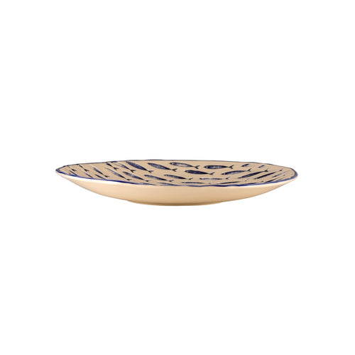 24 cm - Le Coq Thalassios Piatto Piano In Stoneware Set 6 Pz