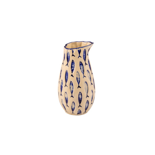 50 cl - Le Coq Thalassios Carafe en Grès Lot de 6 Pièces