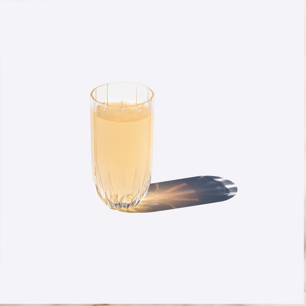 40 cl - Zafferano Margherita Vaso de Refresco en Vidrio - Set de 4 Pzs