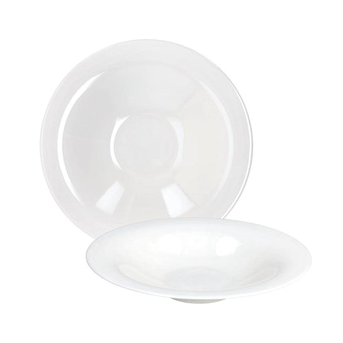 23 cm - Tognana Silk Assiette Creuse Gourmet En Porcelaine Bone China Set 6 pièces