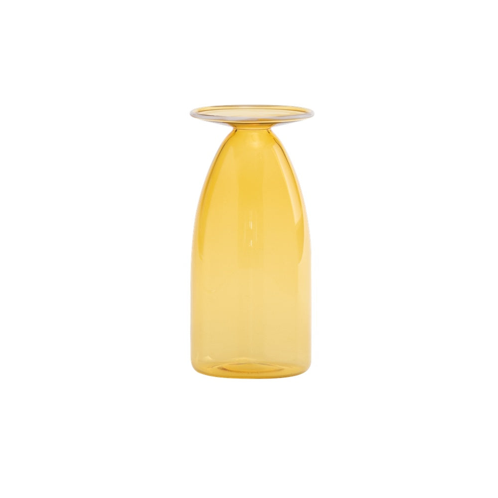 22 cm - Zafferano Un Fiore Vaso Fiori In Vetro Borosilicato