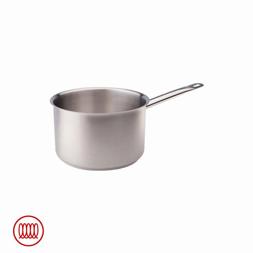 Agnelli Casserole Haute Induction En Acier Inoxydable Avec Manche Tubulaire