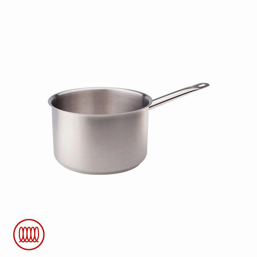 Agnelli Casserole Haute Induction En Acier Inoxydable Avec Manche Tubulaire