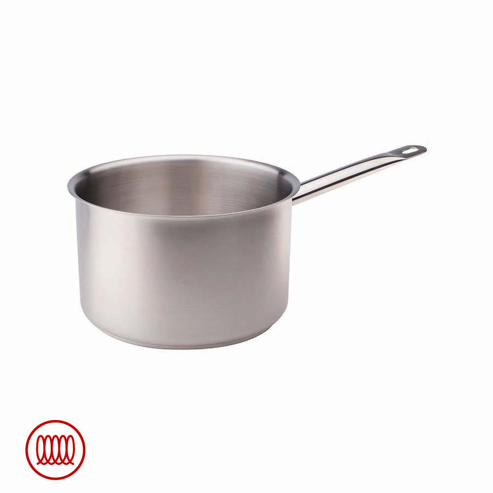 Agnelli Casserole Haute Induction En Acier Inoxydable Avec Manche Tubulaire