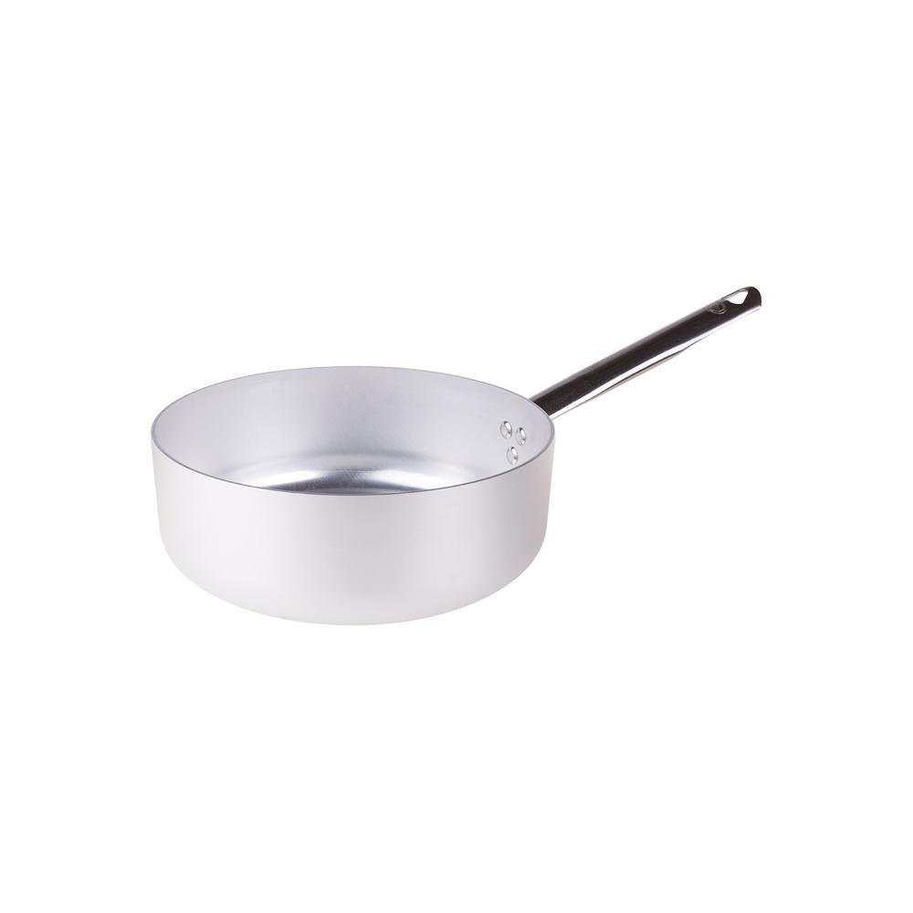 Agnelli Alluminio 3mm Professionale Casserole basse à manche tubulaire inox