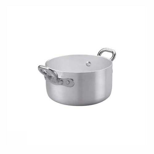 Agnelli 1932 Service De Table Casserole Haute Monoportion En Aluminium Avec Anses 1907 En Acier Inoxydable