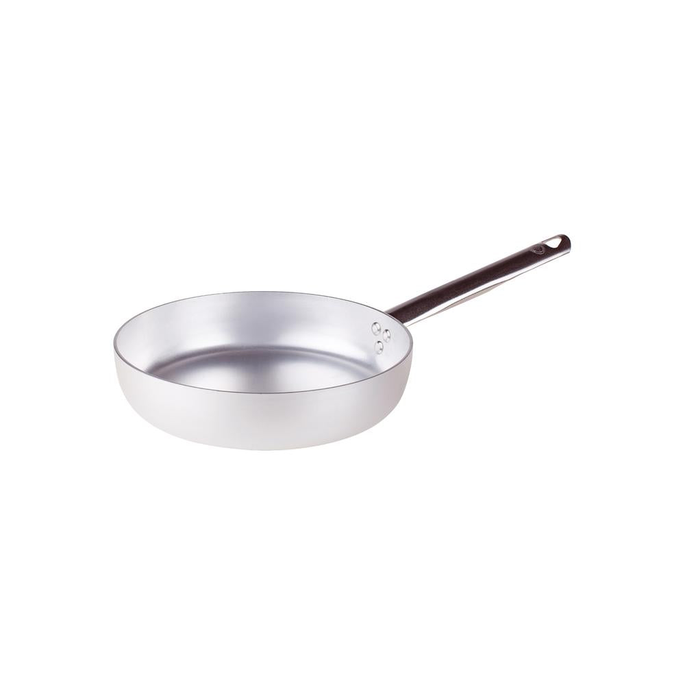 Agnelli Alluminio 3mm Professionale sartén alta sauté con mango tubular de acero inoxidable