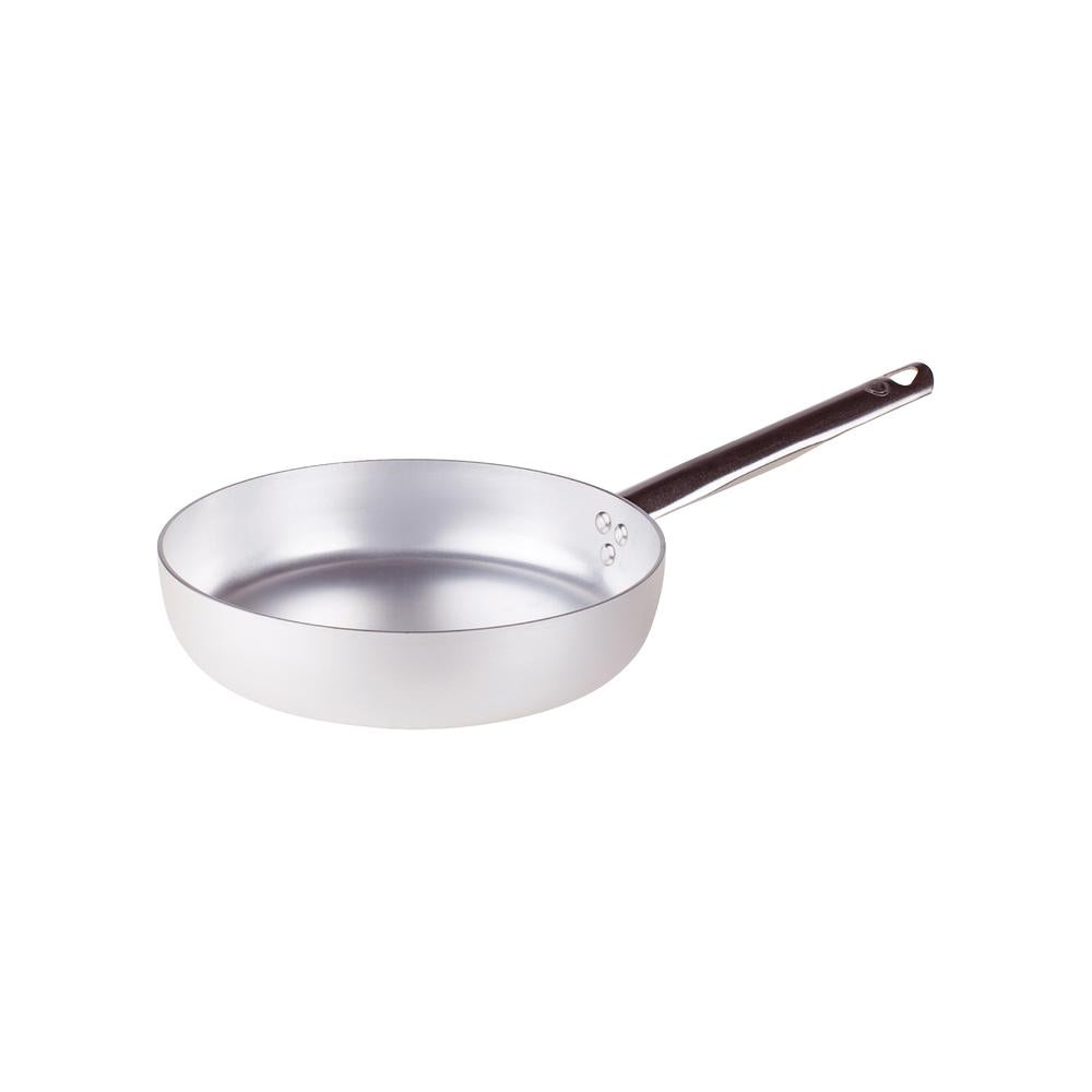 Agnelli Alluminio 3mm Professionale sartén alta sauté con mango tubular de acero inoxidable