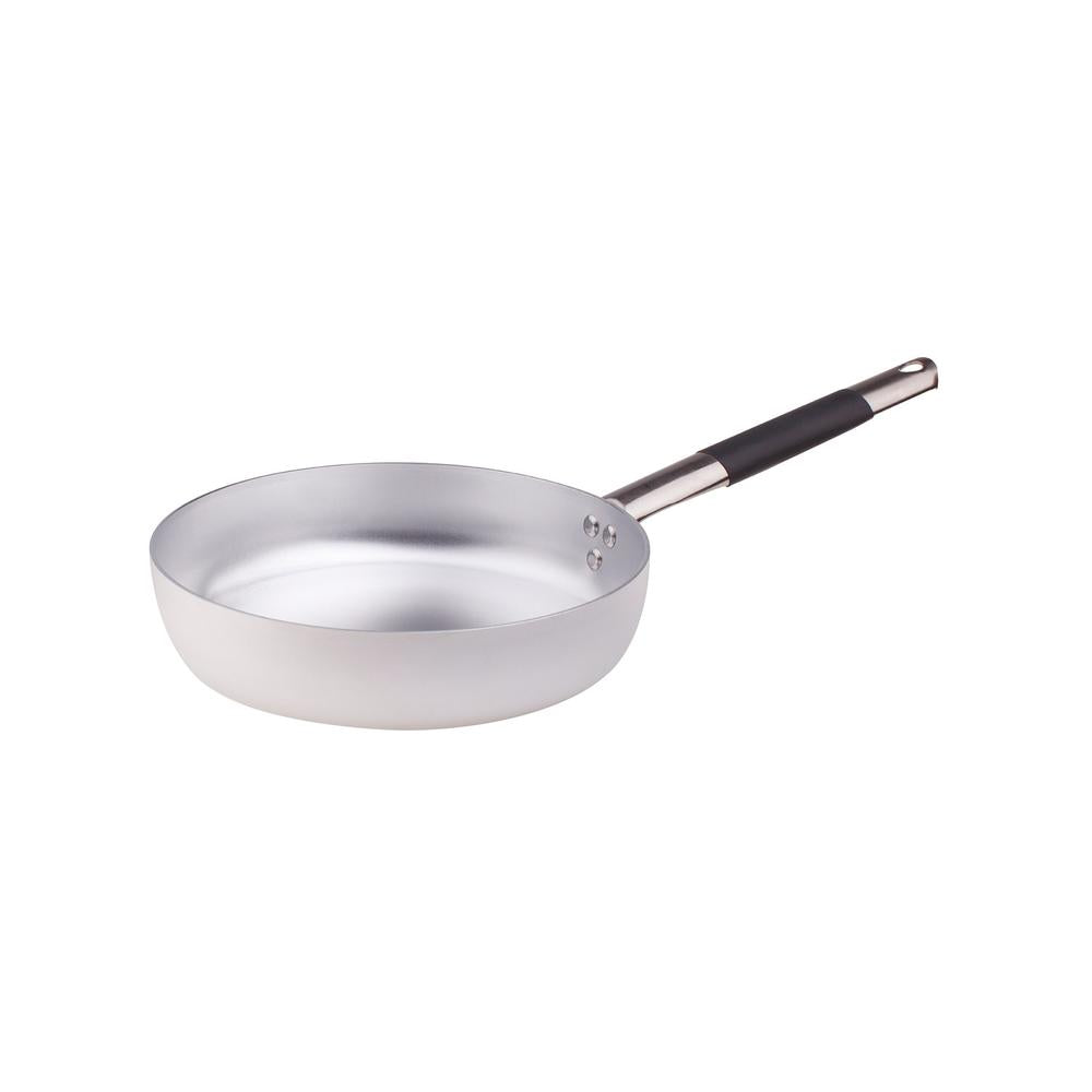 Agnelli Alluminio 3mm Professionale diepe sauteerpan met koele roestvrijstalen handgreep