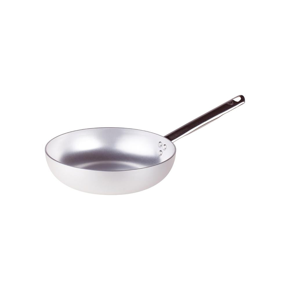 Agnelli Alluminio 3mm Professionale hoge taps pan met buisvormige roestvrijstalen handgreep