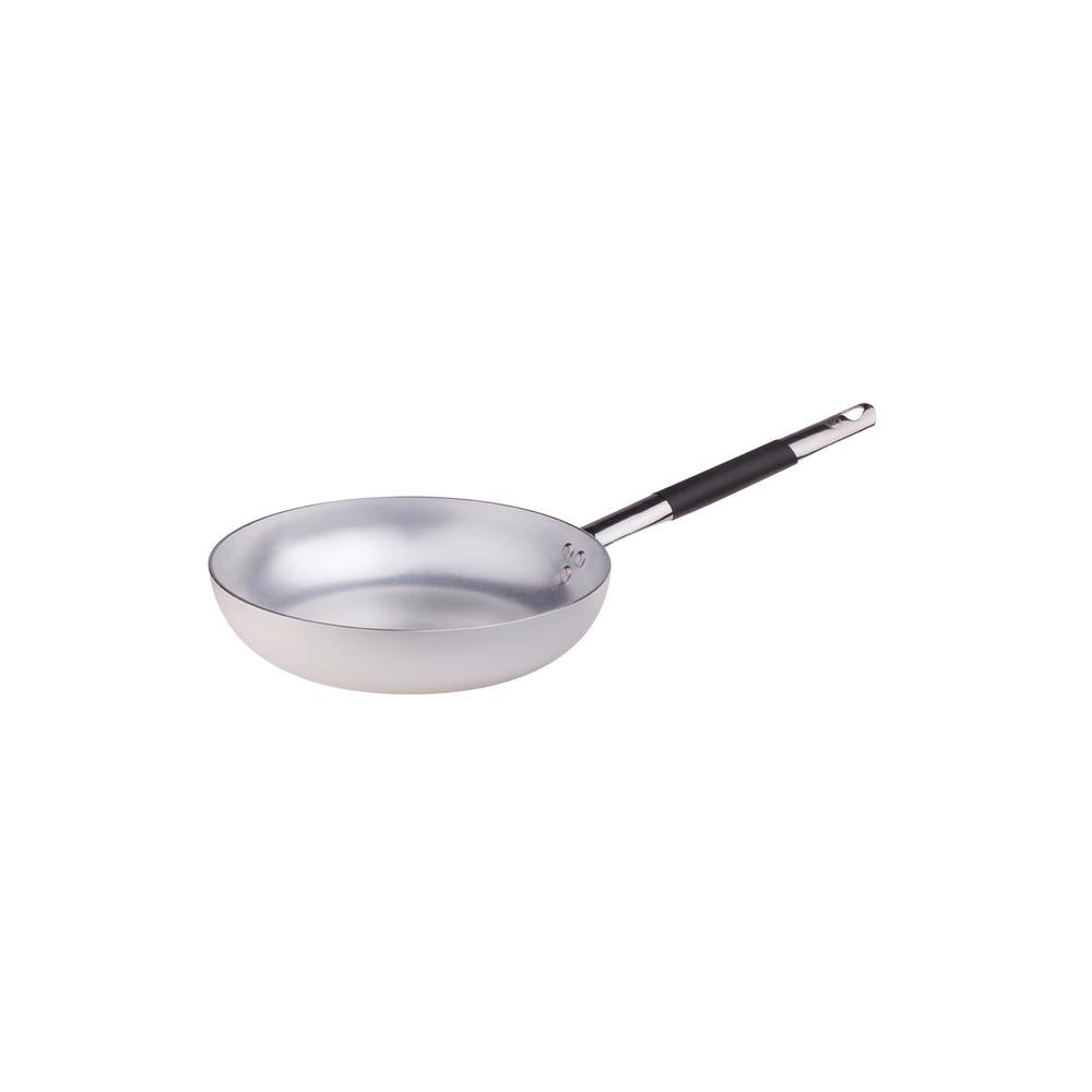 Agnelli Alluminio 3mm Professionale Padella Alta Svasata Con Manico Cool Inox