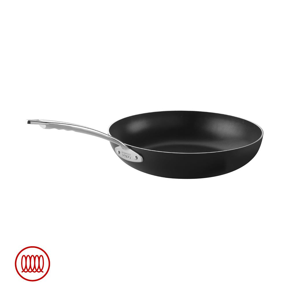 Agnelli AlBlack 1907 Sartén alta inducción aluminio antiadherente 3mm con mango inox