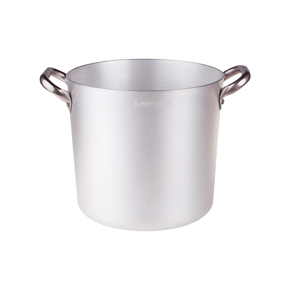 Agnelli Alluminio 3mm Professionale marmite haute avec 2 anses inox