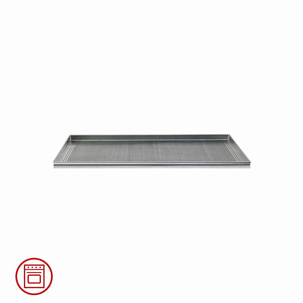 Agnelli Pasticceria & Pizza Rechthoekige geperforeerde bakplaat van aluminiumlegering