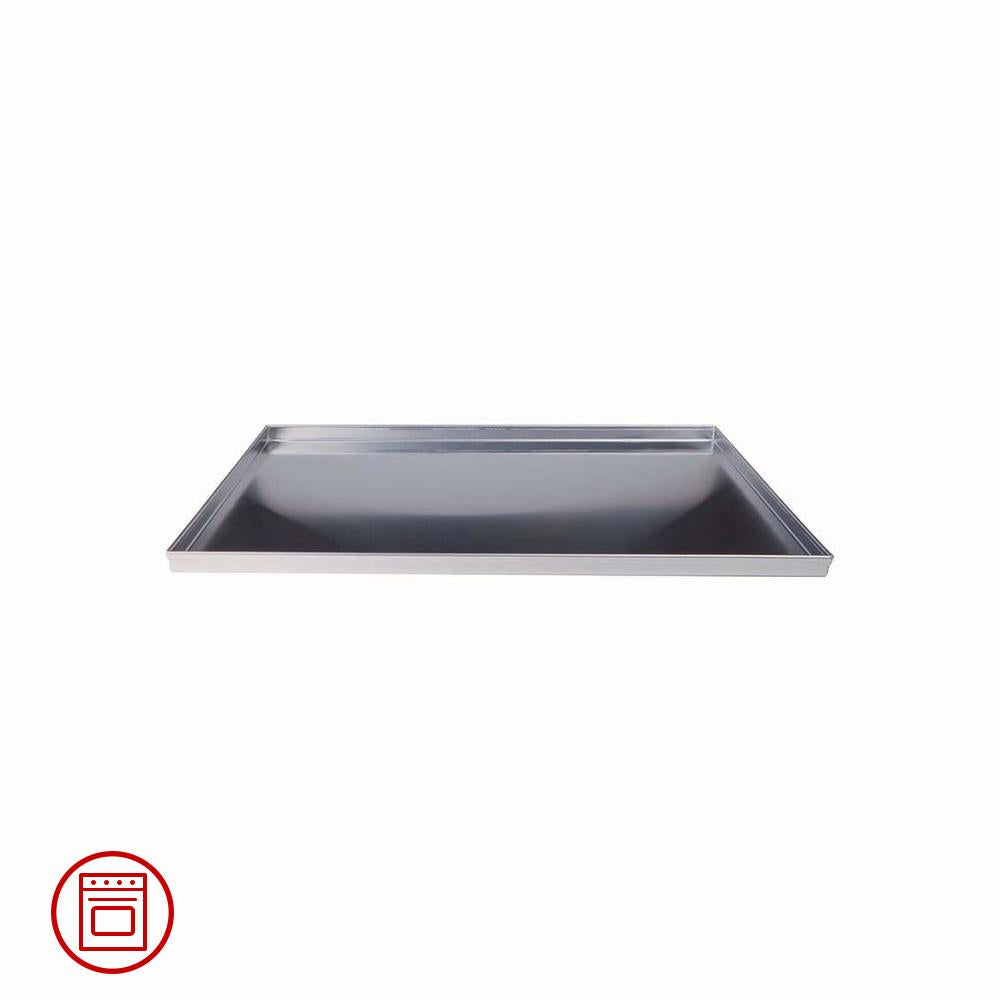60x40 cm - Agnelli Pasticceria & Pizza Teglia Rettangolare Con Bordi Dritti In Lega Di Alluminio