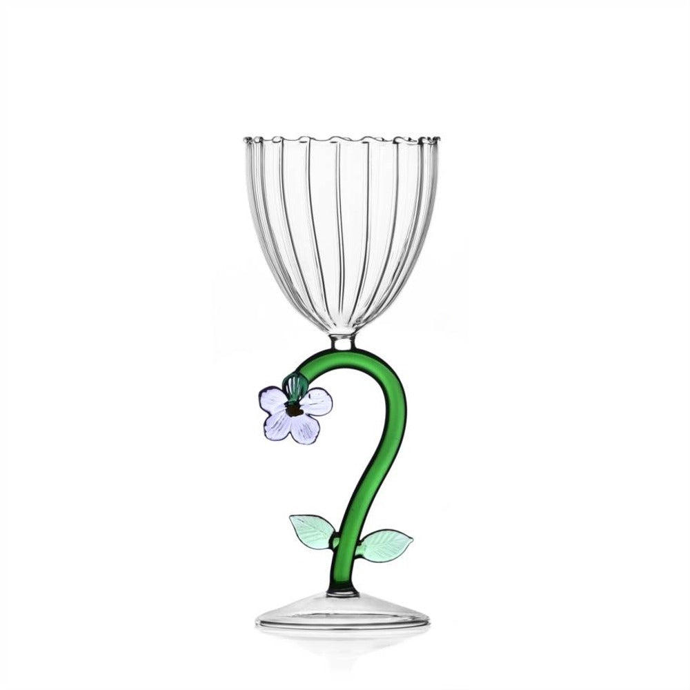 28 cl - Ichendorf Botanica Fiore Multi-Purpose Glass with Optical Effect in Borosilicate Glass