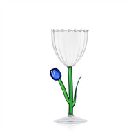 28 cl - Ichendorf Botanica Tulipano Copa multiusos efecto óptico de vidrio borosilicato