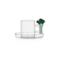 30 cl - Ichendorf Vegetables Coffee Cup With Saucer in Borosilicate Glass