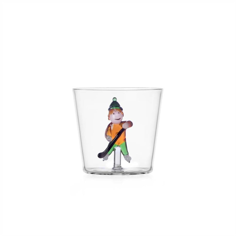 30 cl - Ichendorf Snow Games Verre À Eau Tumbler En Verre Borosilicate