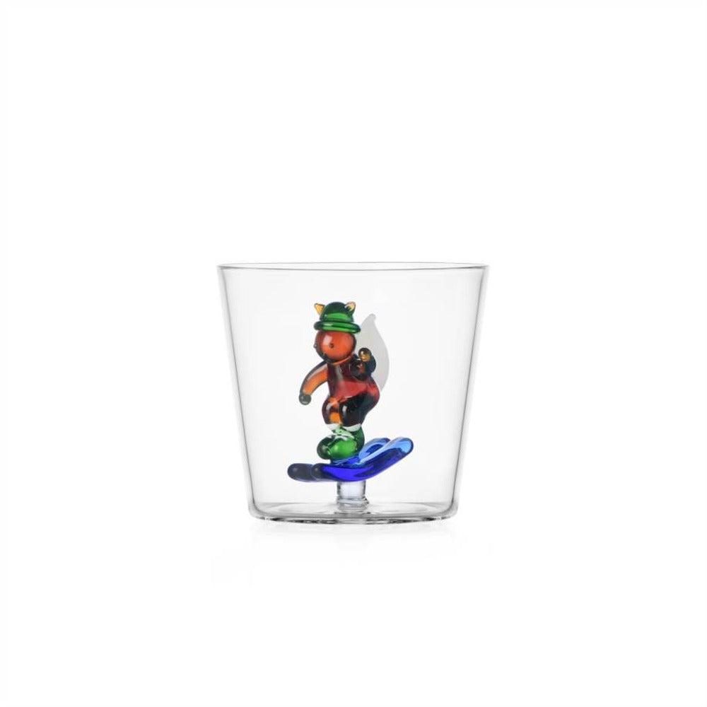 30 cl - Ichendorf Snow Games Verre À Eau Tumbler En Verre Borosilicate