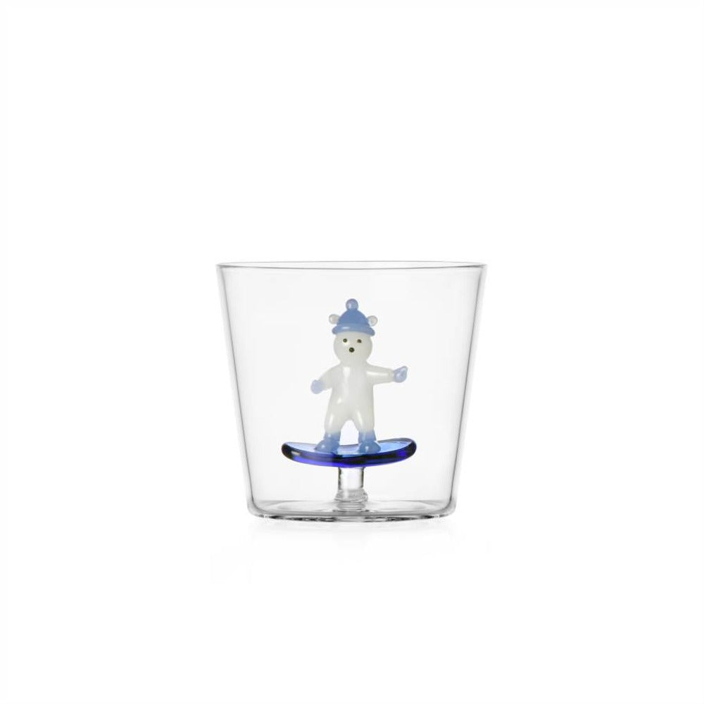 30 cl - Ichendorf Snow Games Verre À Eau Tumbler En Verre Borosilicate