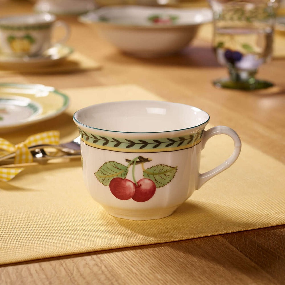 26 cl - Villeroy & Boch French Garden Fleurence Tasse à cappuccino en porcelaine premium - Set de 6 pz