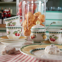 17 cm - Villeroy & Boch French Garden Fleurence Soucoupe tasse cappuccino en porcelaine premium - Set de 6 pz