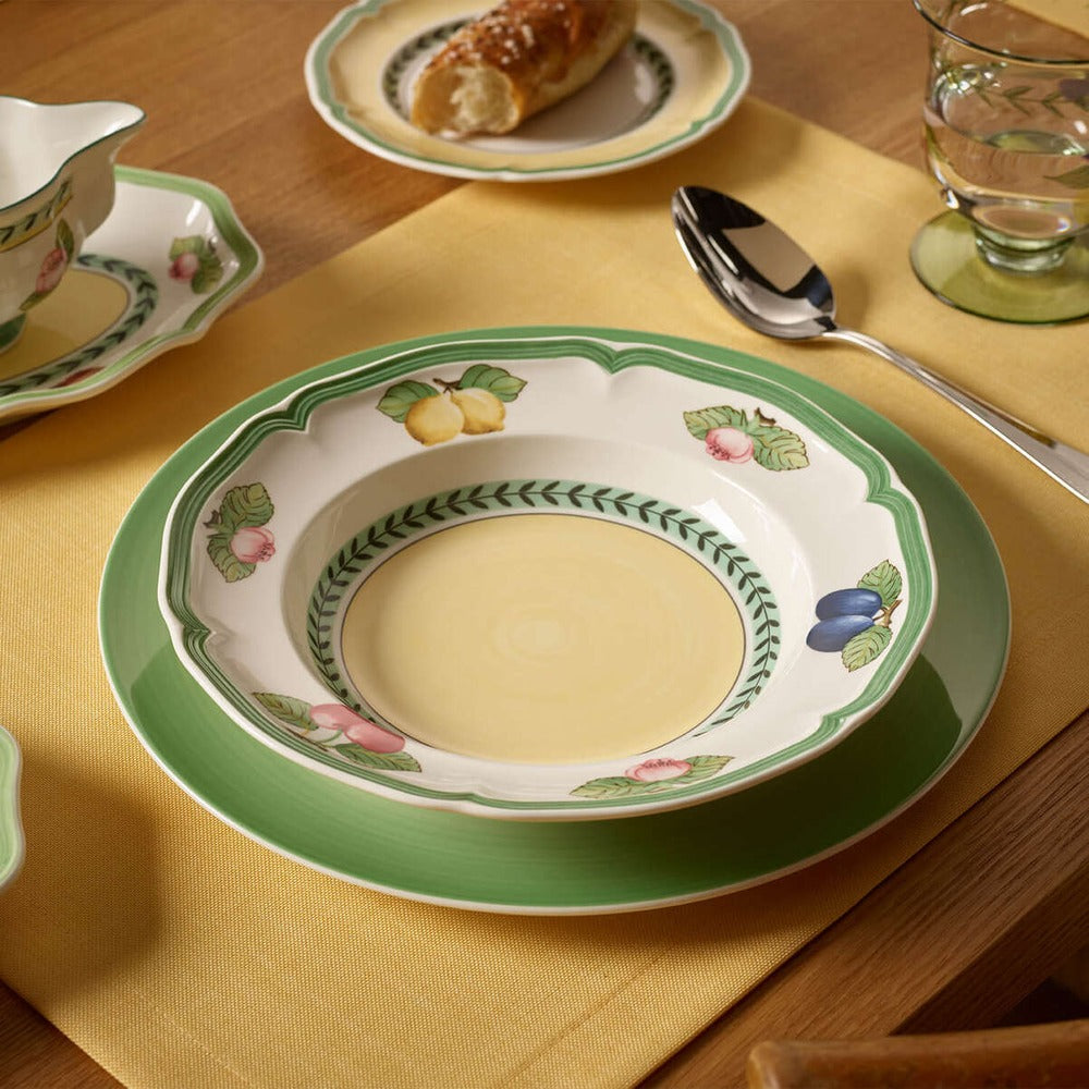 30 cl - Villeroy & Boch French Garden Fleurence Deep Plate in Premium Porcelain - Set of 6 Pcs