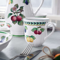 38 cl - Villeroy & Boch French Garden Fleurence Jumbo Mug en porcelaine premium - Set de 6 pz