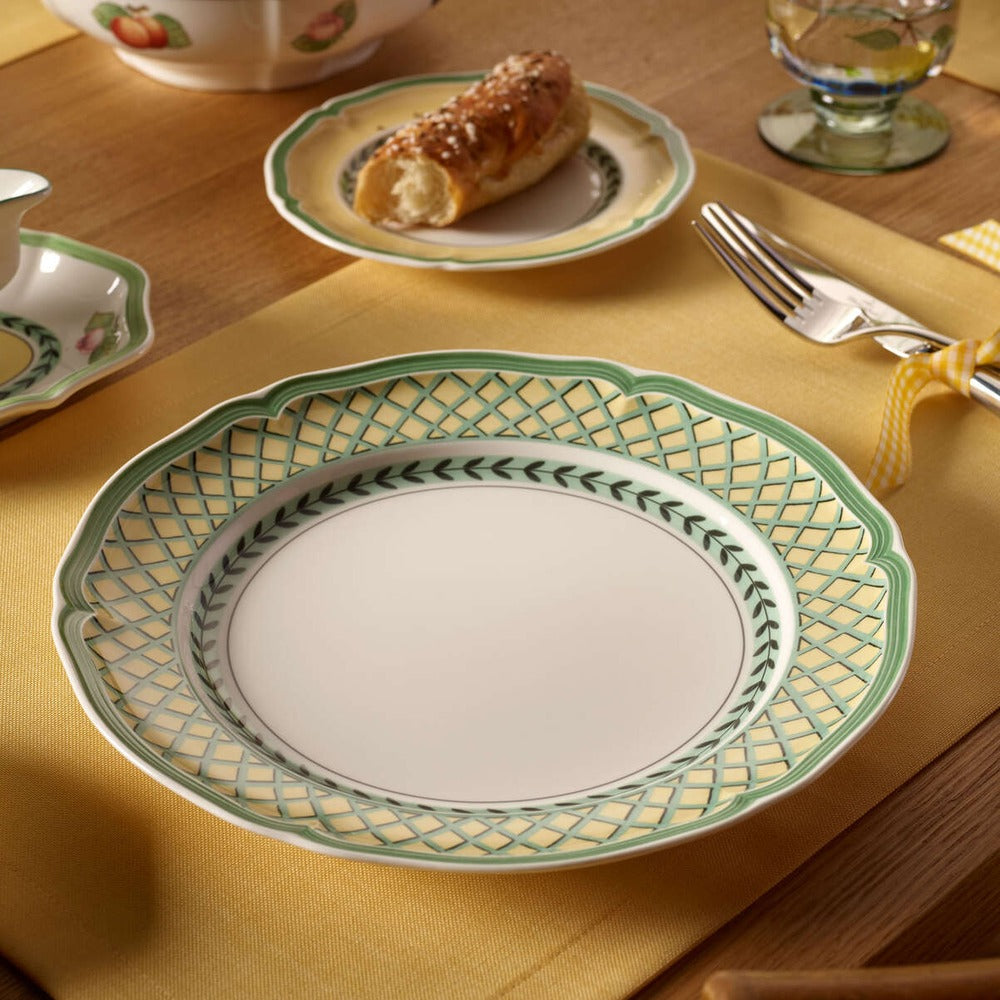 26.7 cm - Villeroy & Boch French Garden Orange Flacher Teller aus Premium-Porzellan - Set mit 6 Stk