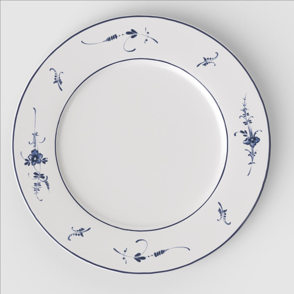 30.7 cm - Villeroy & Boch Vieux Luxembourg Place Card Presentation Plate in Premium Porcelain - Set of 3 Pcs