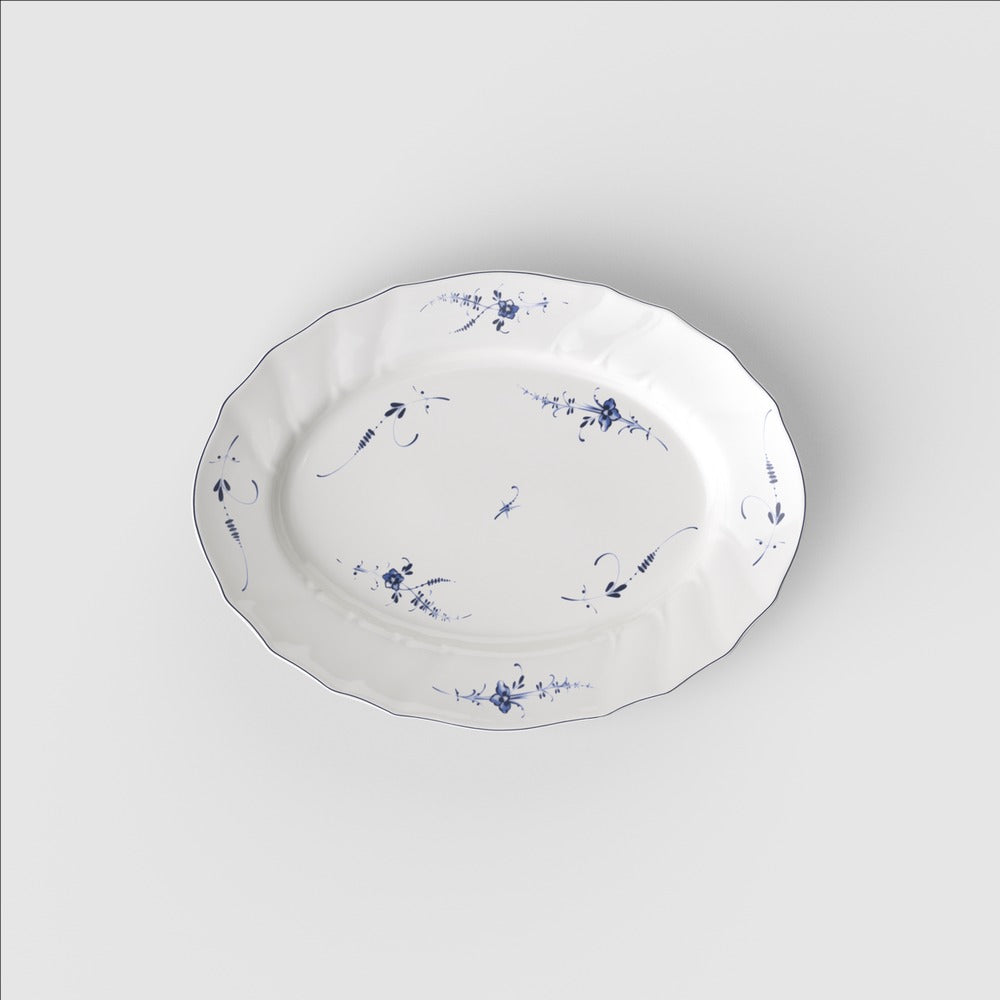 35.1x26.3 cm - Villeroy & Boch Vieux Luxembourg Serveerschaal dienblad van premium porselein