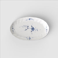 25 cm - Villeroy & Boch Vieux Luxembourg Fuente ovalada Raviera de porcelana premium
