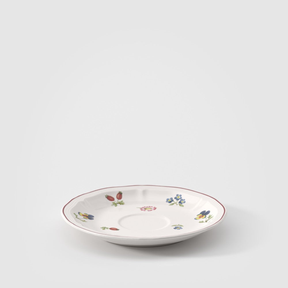14.5 cm - Villeroy & Boch Petite Fleur Schoteltje theekop van premium porselein - Set van 6 st