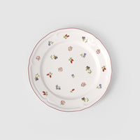 26.7 cm - Villeroy & Boch Petite Fleur Plato llano de porcelana premium - Set de 6 pz