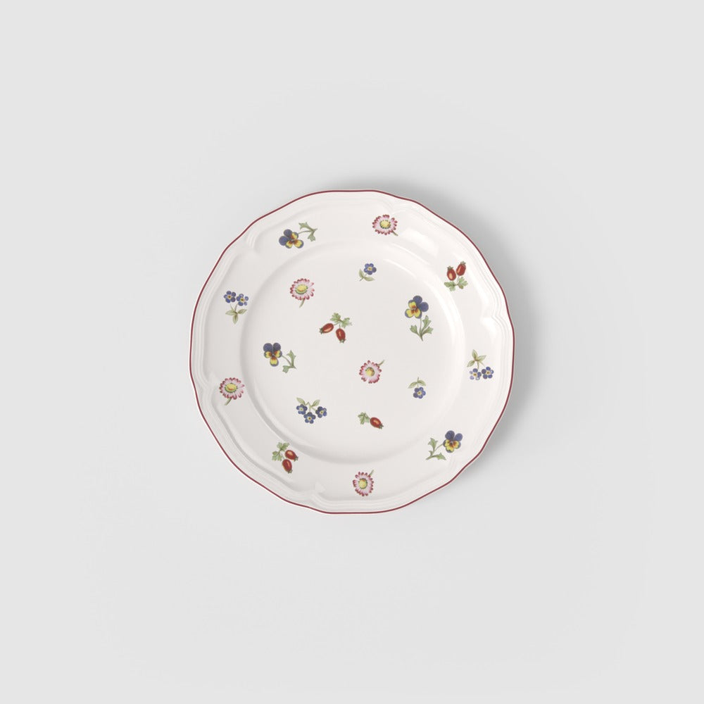 20.7 cm - Villeroy & Boch Petite Fleur Assiette Dessert En Porcelaine Premium - Set de 6 Pcs