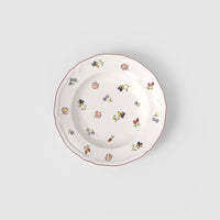 30 cl - Villeroy & Boch Petite Fleur Assiette Creuse En Porcelaine Premium - Lot de 6 Pièces