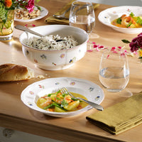 30 cl - Villeroy & Boch Petite Fleur Assiette Creuse En Porcelaine Premium - Lot de 6 Pièces