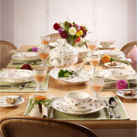 30 cl - Villeroy & Boch Petite Fleur Assiette Creuse En Porcelaine Premium - Lot de 6 Pièces