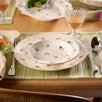 33 cl - Villeroy & Boch Petite Fleur Assiette Creuse En Porcelaine Premium - Lot de 6 Pièces