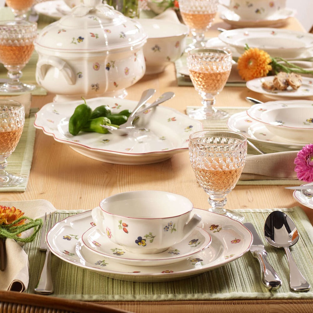 33 cl - Villeroy & Boch Petite Fleur Assiette Creuse En Porcelaine Premium - Lot de 6 Pièces