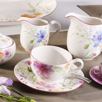 15 cl - Villeroy & Boch Mariefleur Basic Tasse À Thé En Porcelaine Premium - Set 6 Pz