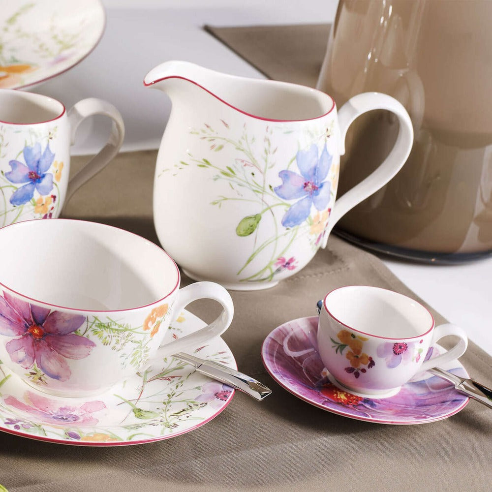 5 cl - Villeroy & Boch Mariefleur Basic Tasse à Espresso en Porcelaine Premium - Lot de 6 Pcs