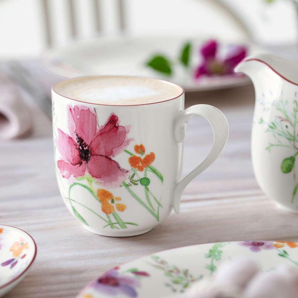 37 cl - Villeroy & Boch Mariefleur Basic Mok in Premium Porselein - Set van 6 Stuks