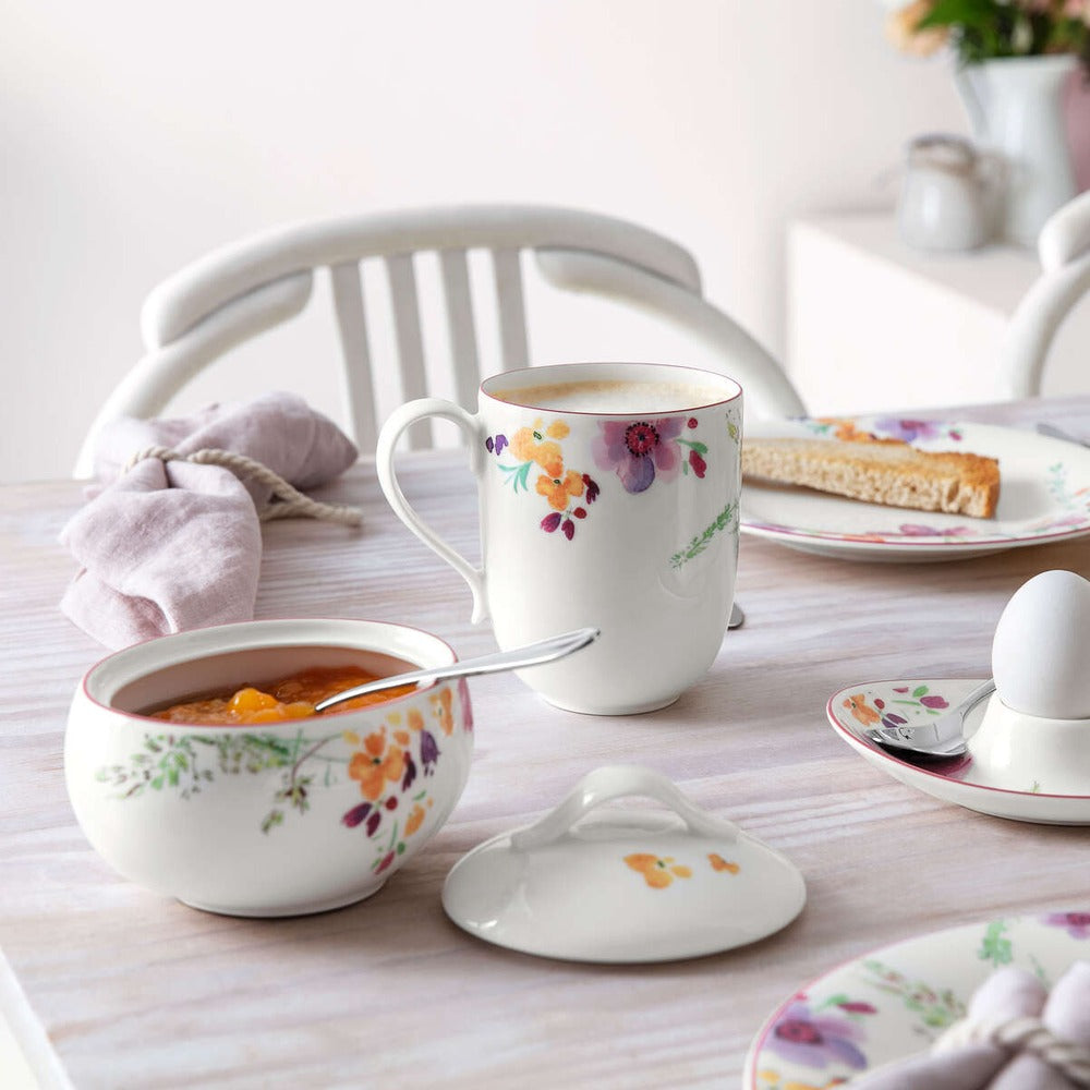 37 cl - Villeroy & Boch Mariefleur Basic Mok in Premium Porselein - Set van 6 Stuks