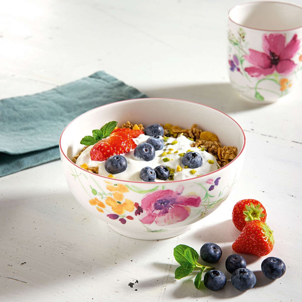 50 cl - Villeroy & Boch Mariefleur Basic Ontbijtkom Van Premium Porselein - Set 4 Pz