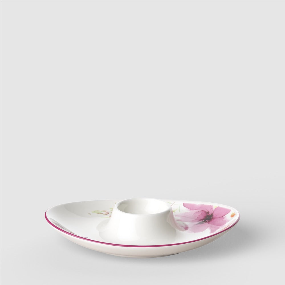 15,3x11,3 cm - Villeroy & Boch Mariefleur Basic Eierbecher aus Premium-Porzellan Set 4 Stk