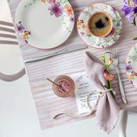 21.5 cm - Villeroy & Boch Mariefleur Basic Plato De Postre De Porcelana Premium - Set 6 Pz